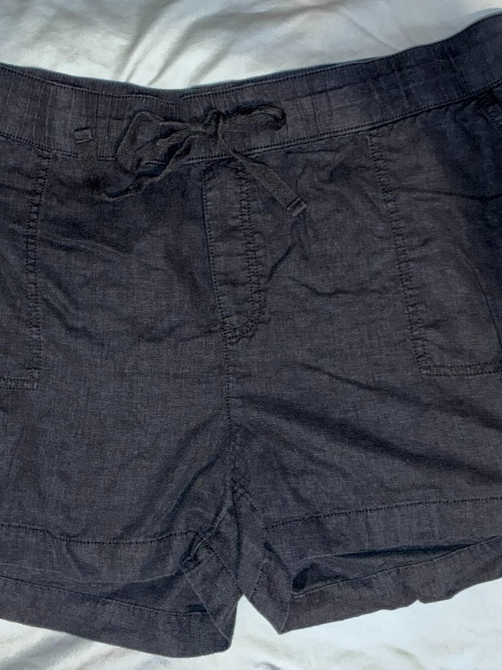 Caslon Linen Blend Drawstring Shorts Size XL
